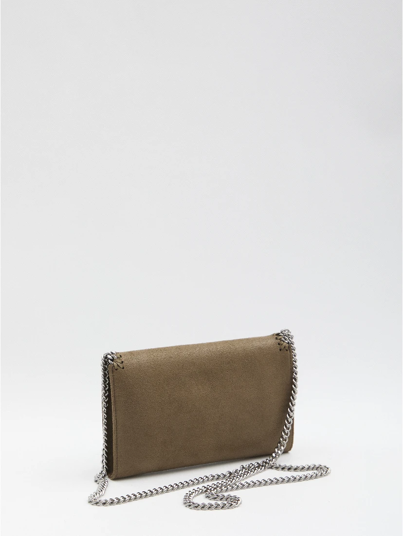 Falabella wallet with chain