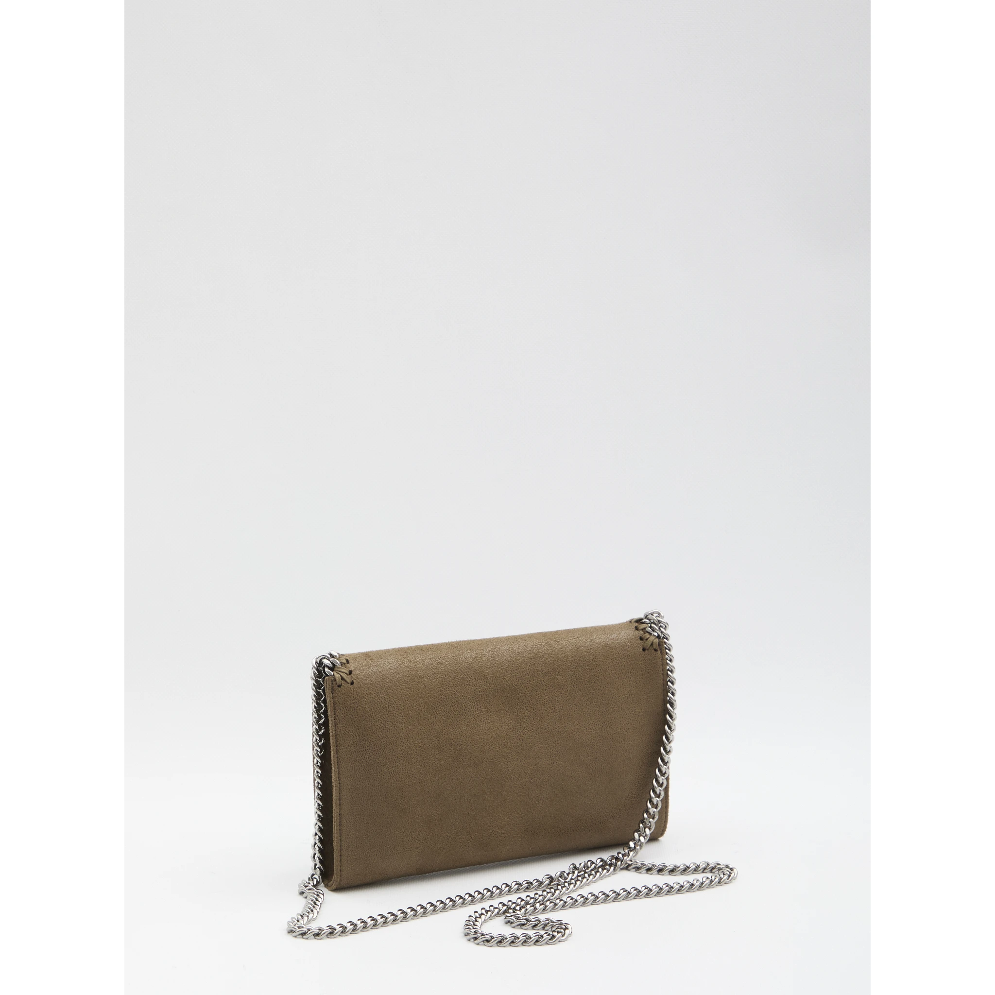 Falabella wallet with chain
