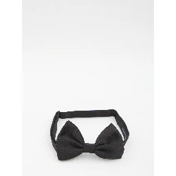 Black bow tie