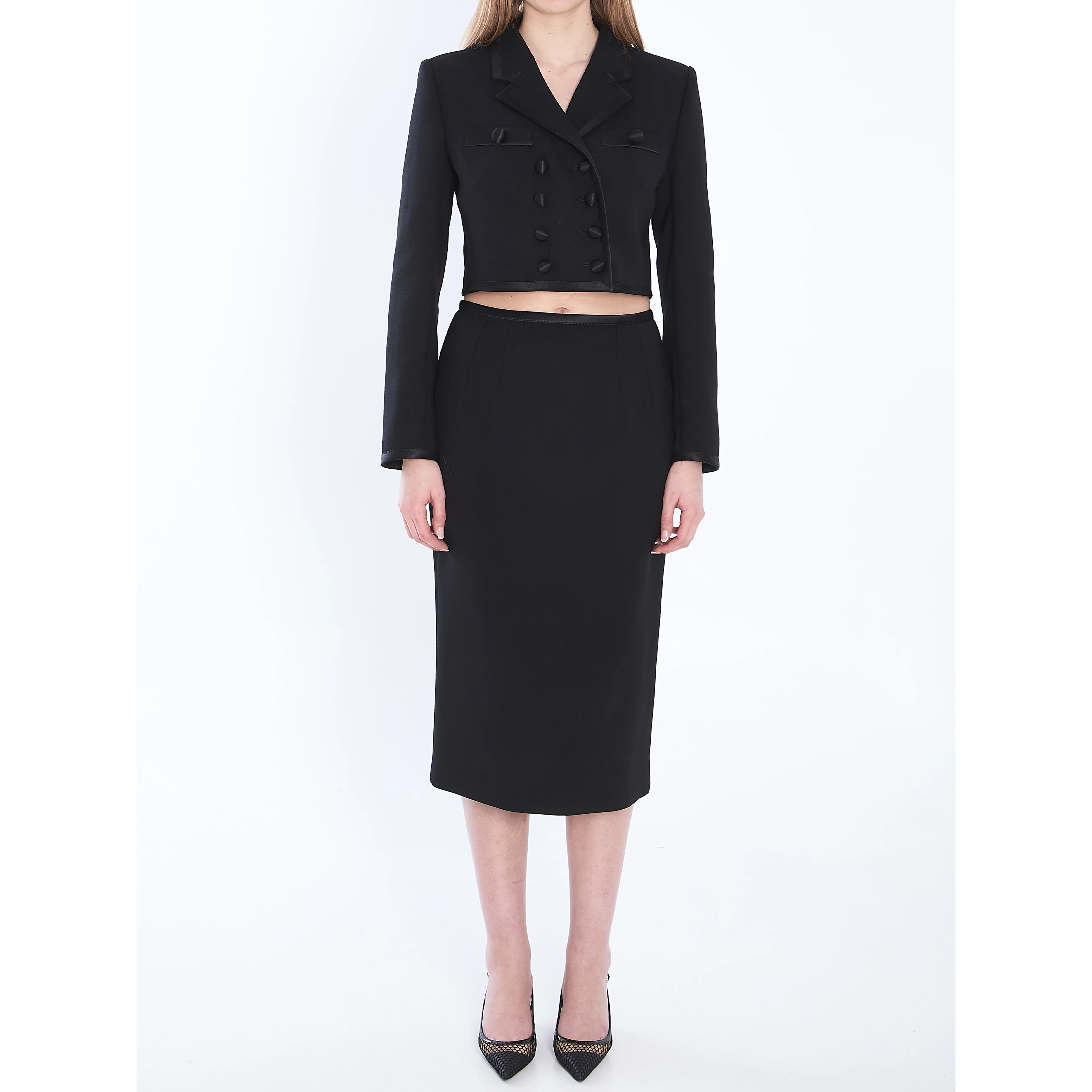 Pencil longuette skirt