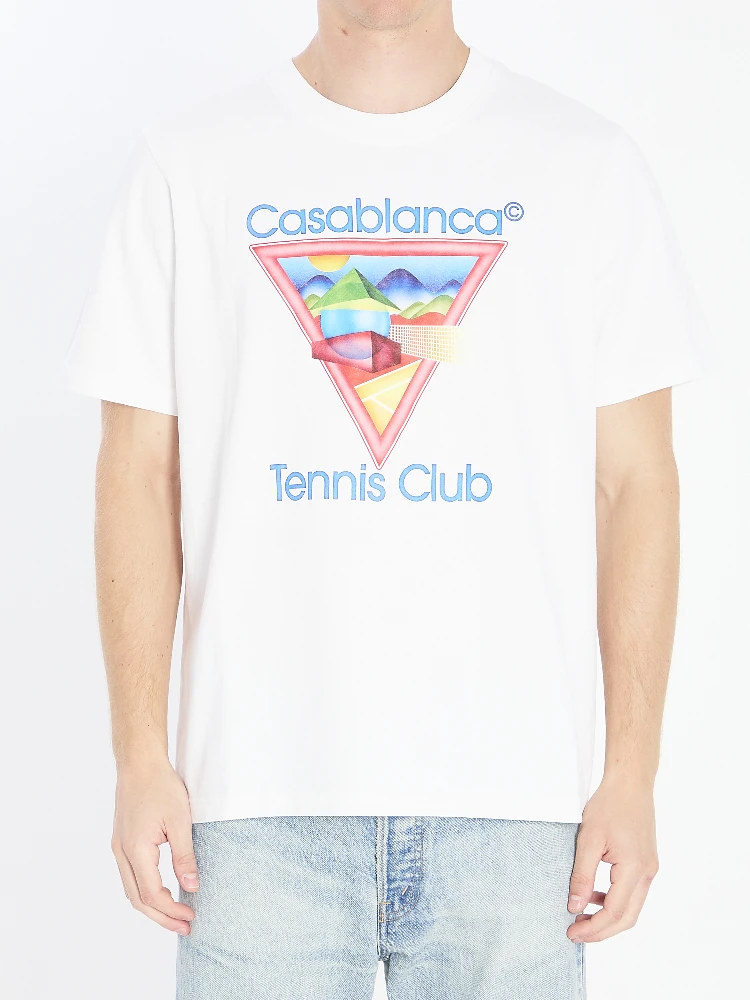 Tennis Club Icon printed t-shirt