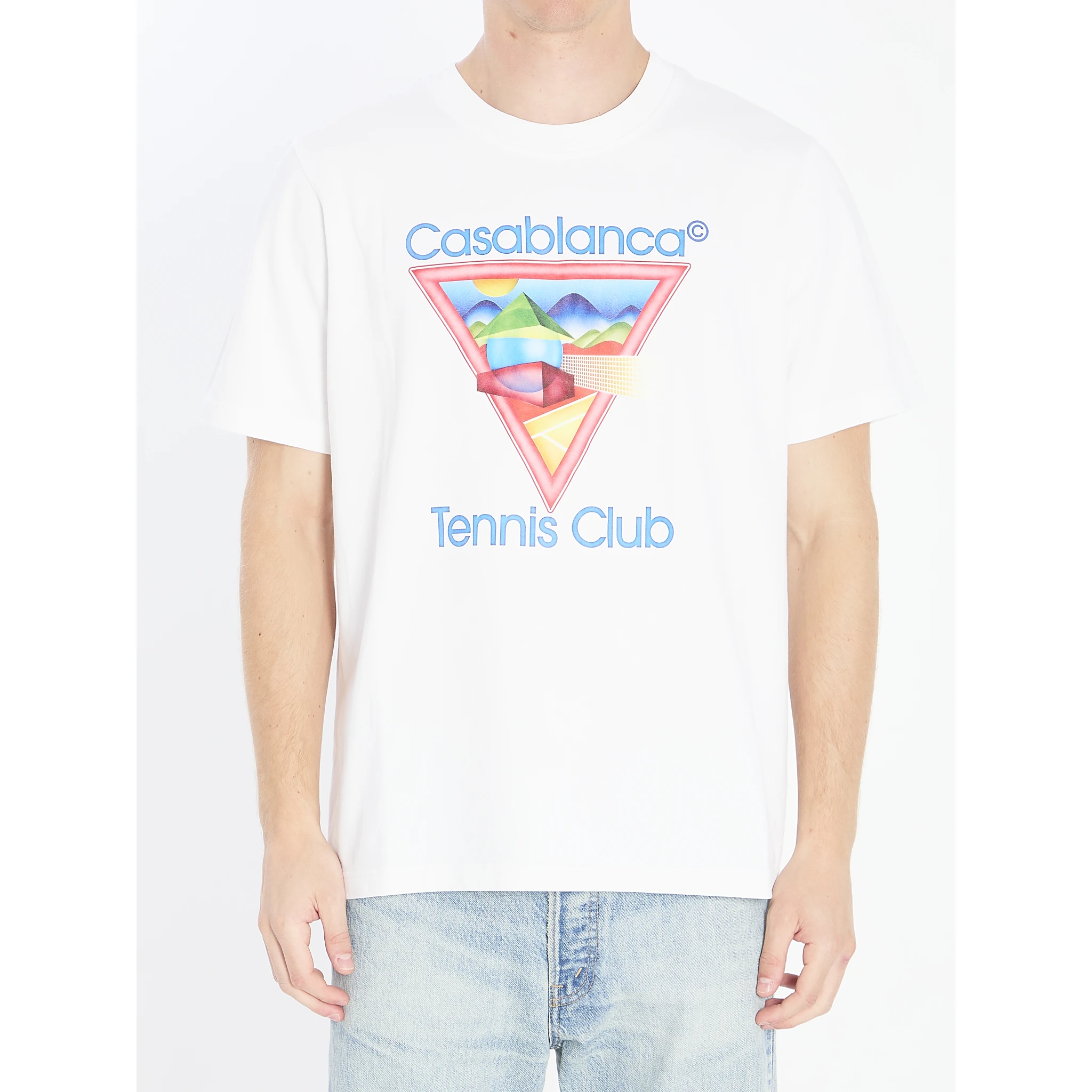 Tennis Club Icon printed t-shirt