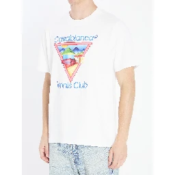 Tennis Club Icon printed t-shirt