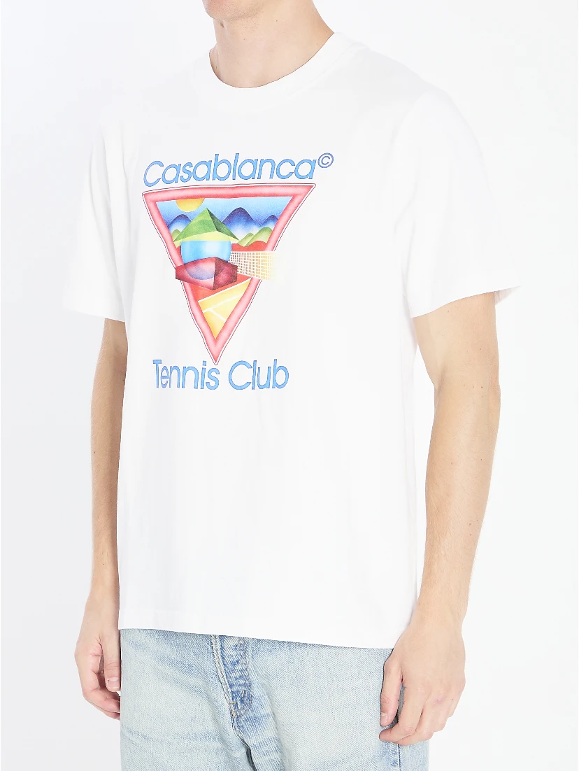 Tennis Club Icon printed t-shirt