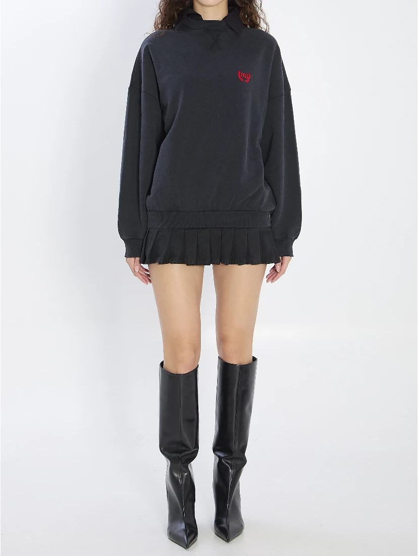 Mini dress in cotton