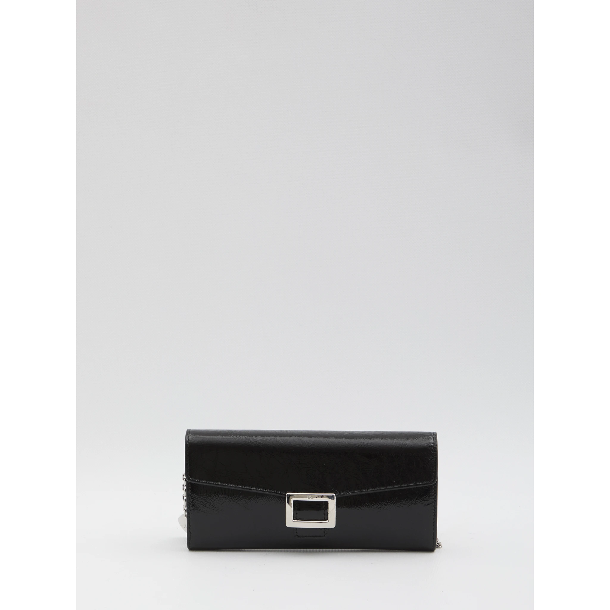Belle Vivier wallet with chain