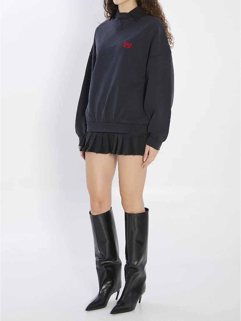 Mini dress in cotton