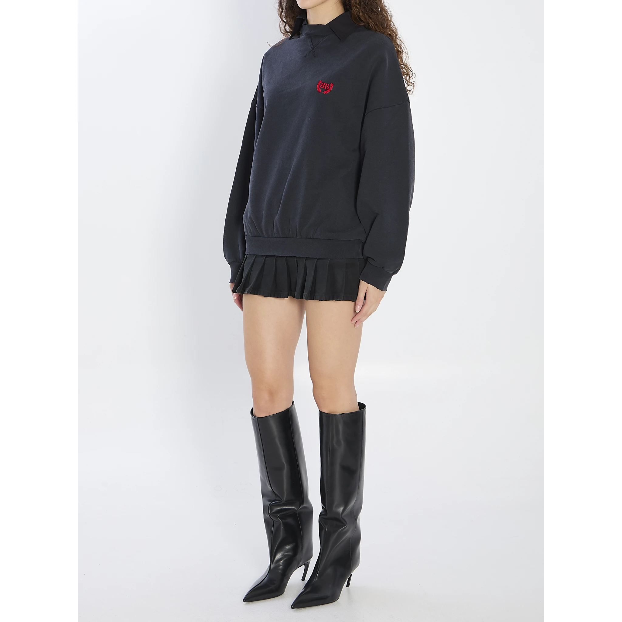 Mini dress in cotton