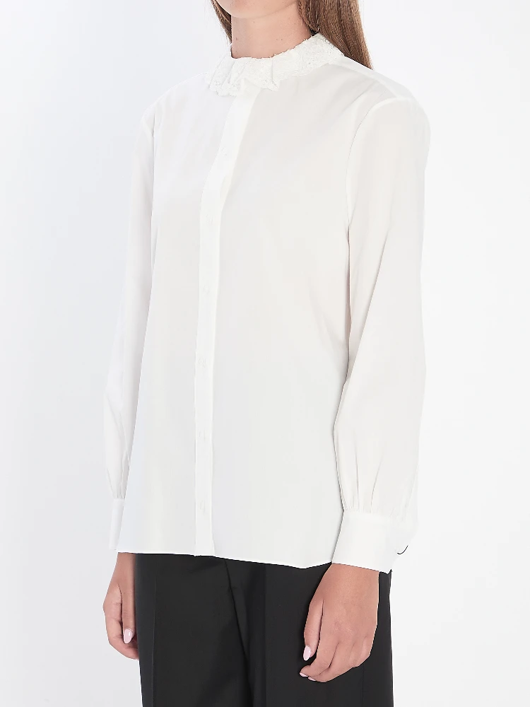 Shirt in cotton poplin alternative