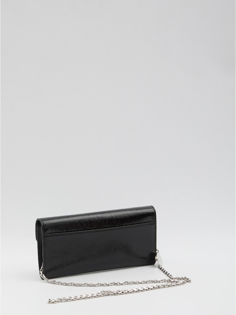 Belle Vivier wallet with chain