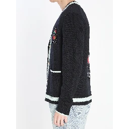 Cardigan with Stacked Casa Mountain Temple design