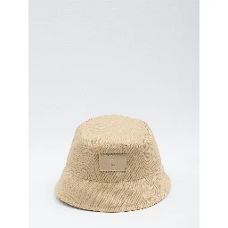 Beige bucket hat
