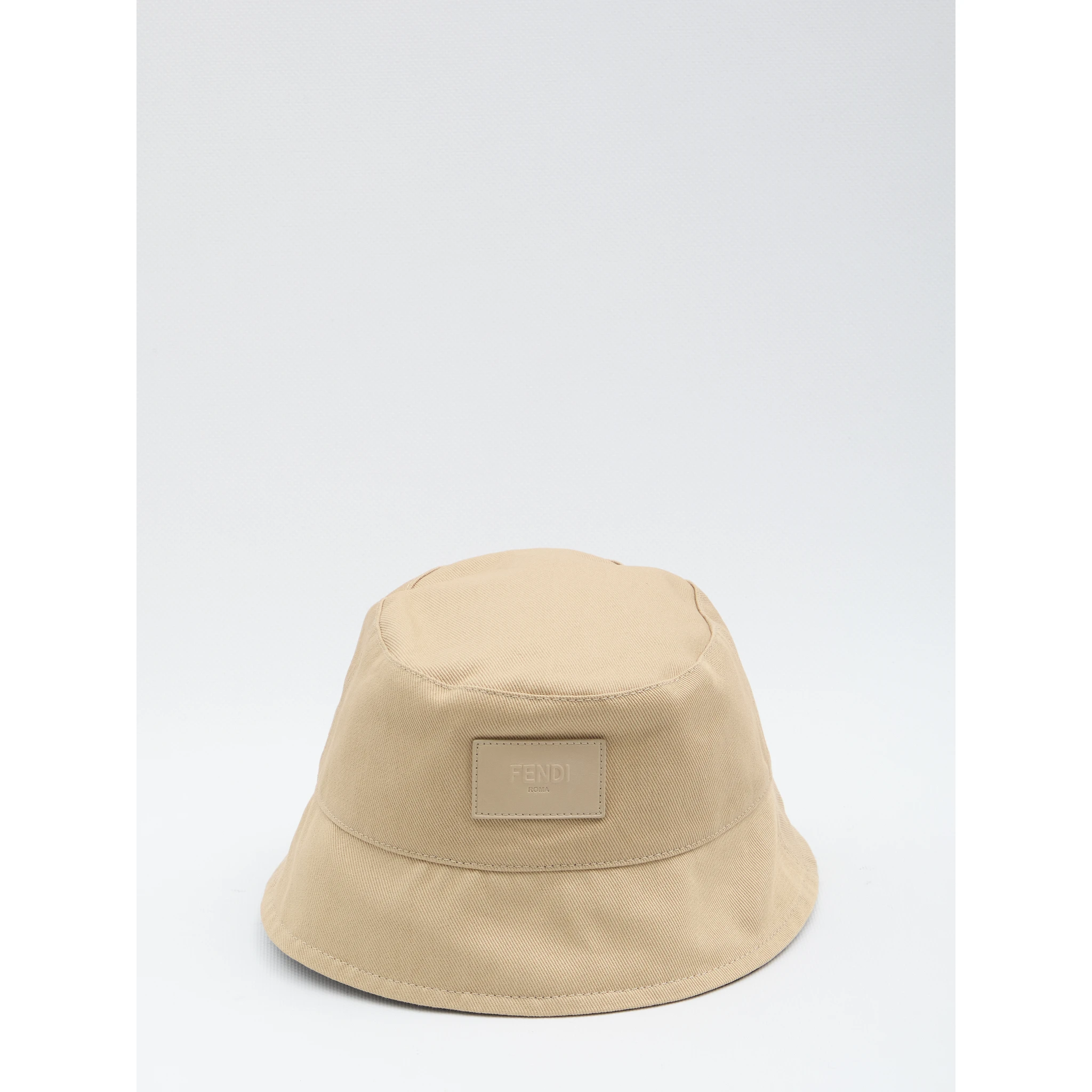 Beige bucket hat