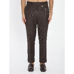 Tailored wool trousers