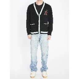 Cardigan with Stacked Casa Mountain Temple design