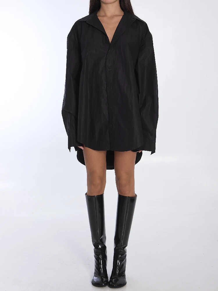 Suspended shirt dress