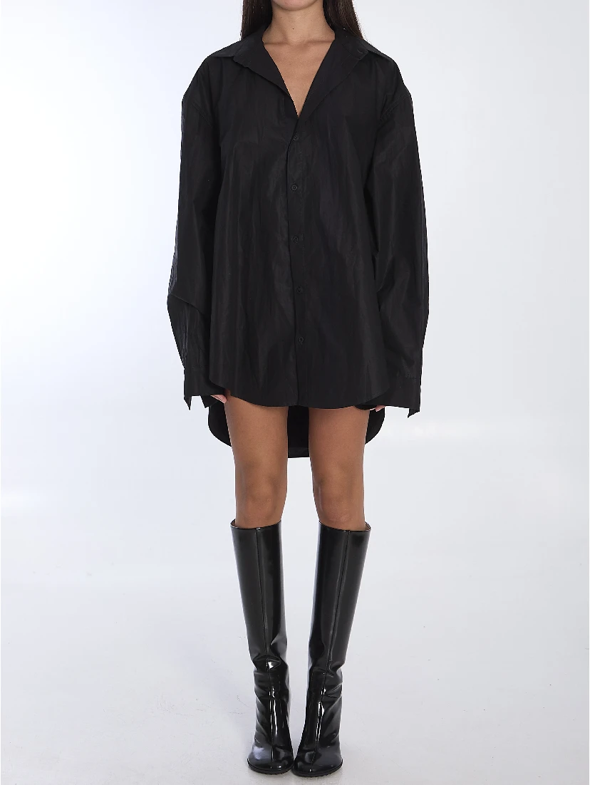Suspended shirt dress