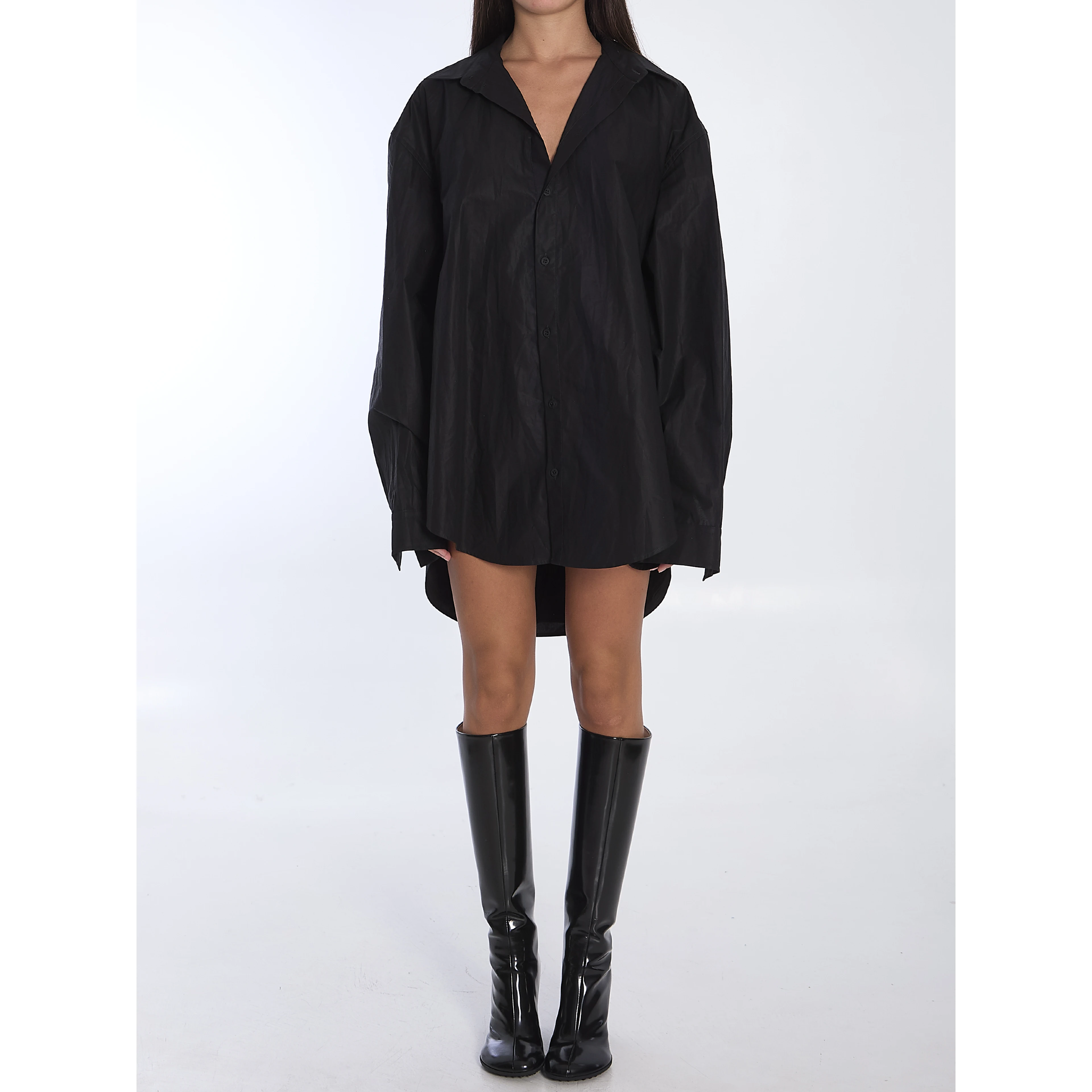 Suspended shirt dress