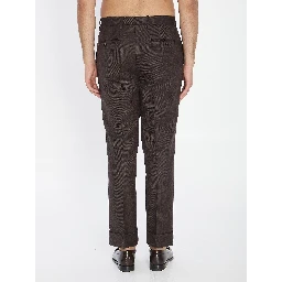 Tailored wool trousers