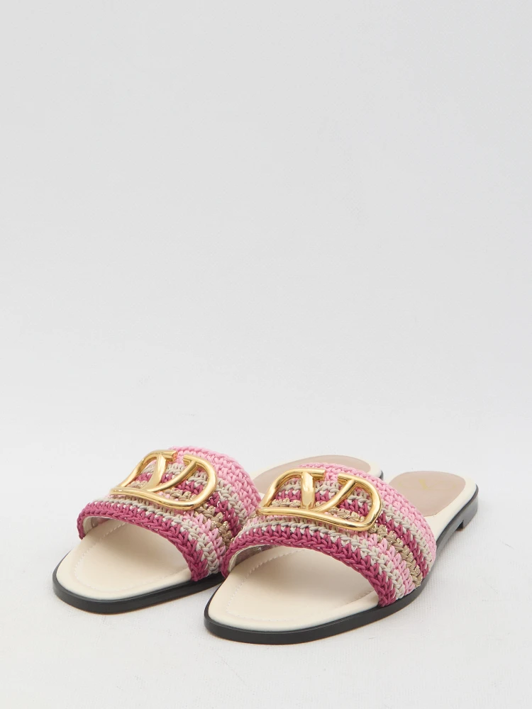 VLogo Signature slide sandals alternative