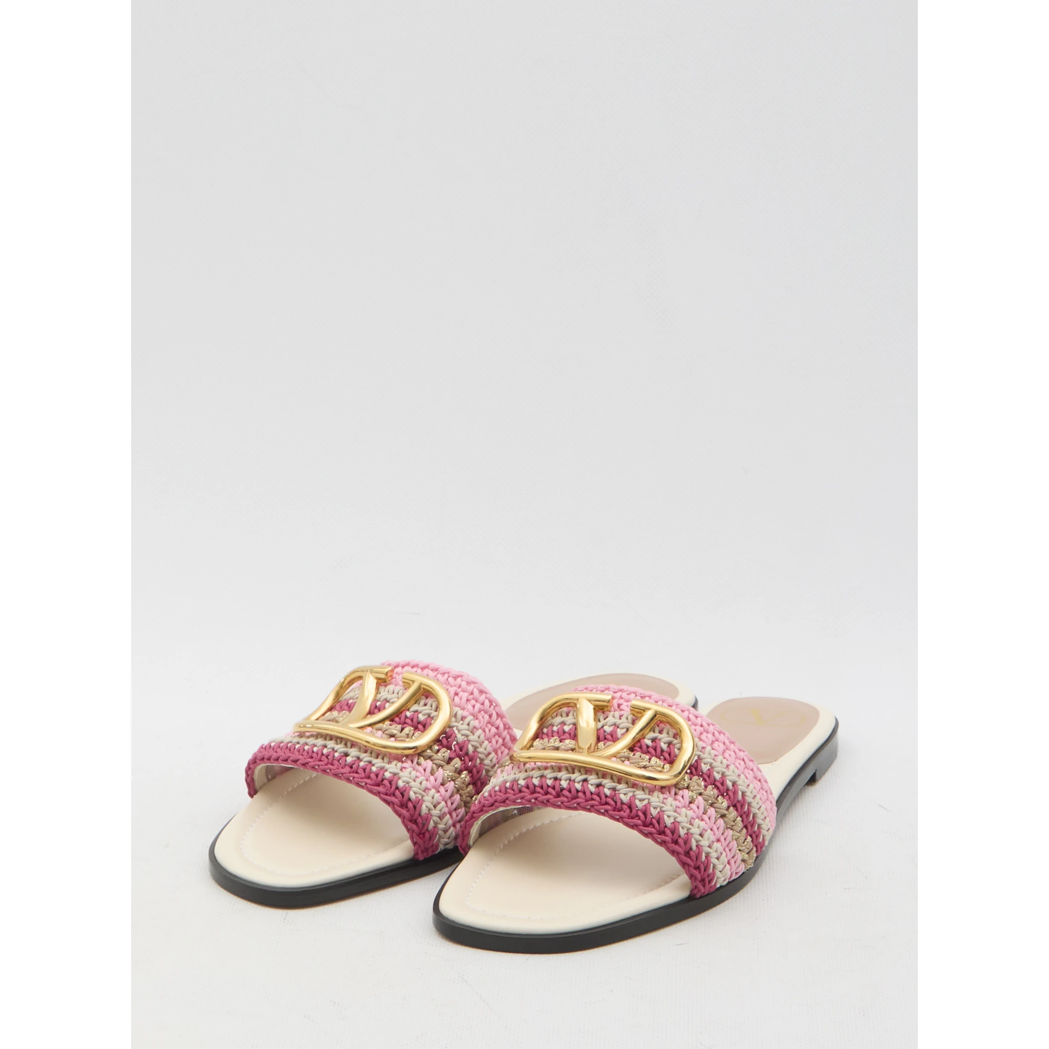 VLogo Signature slide sandals