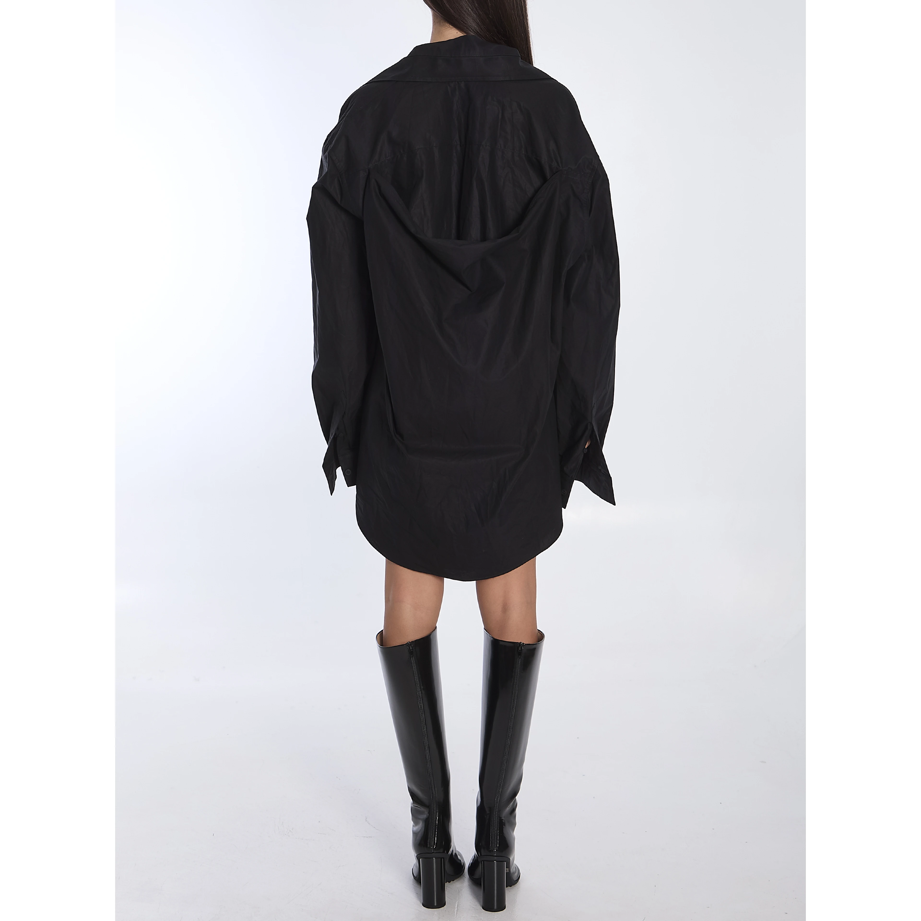 Suspended shirt dress