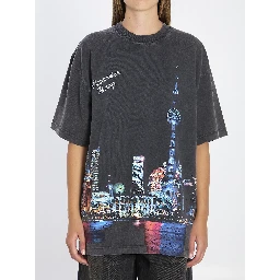 T-shirt with rhinestones