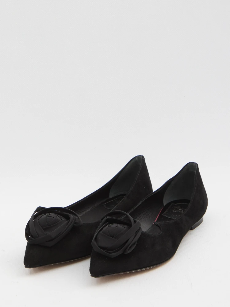 I Love Vivier ballerinas with rose alternative