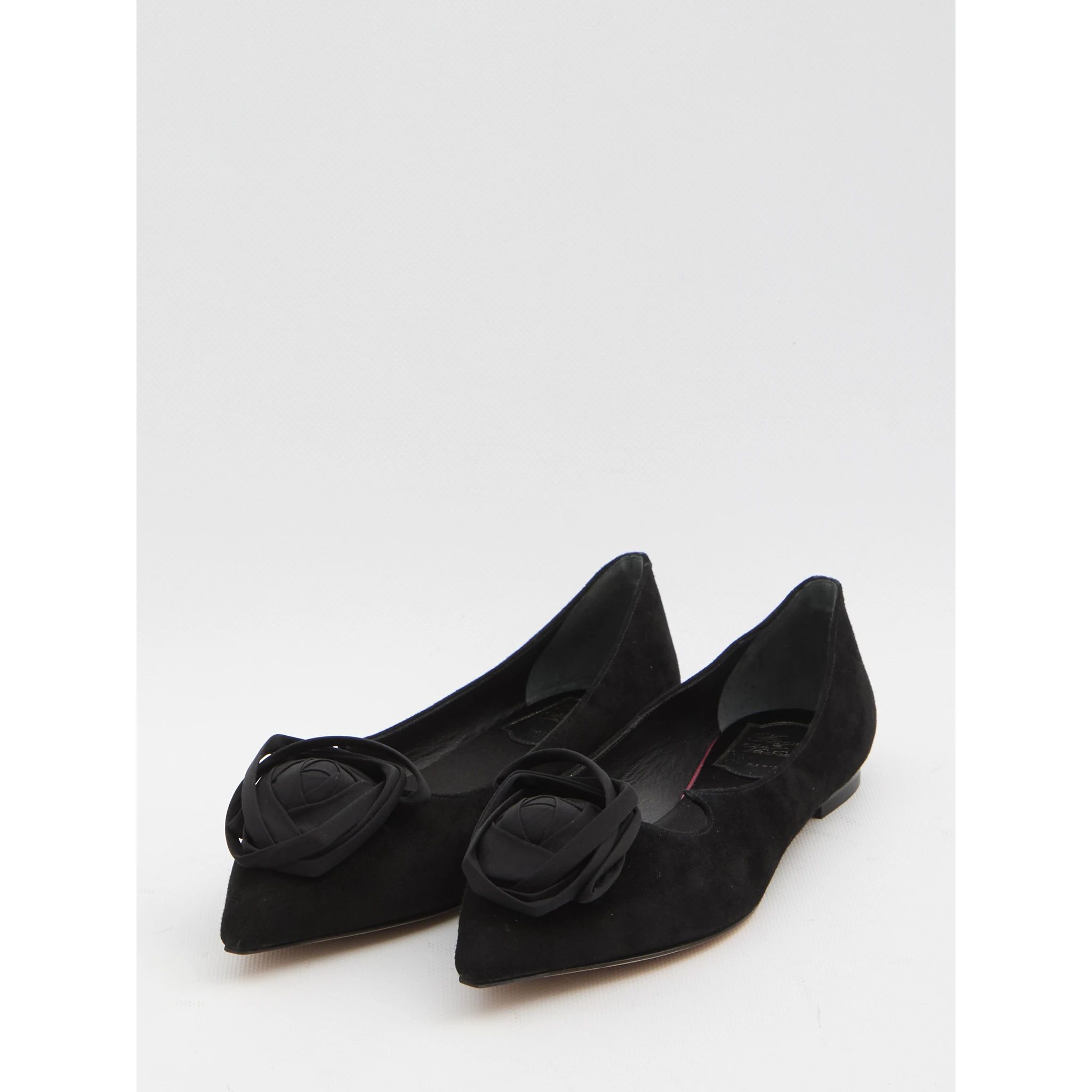 I Love Vivier ballerinas with rose