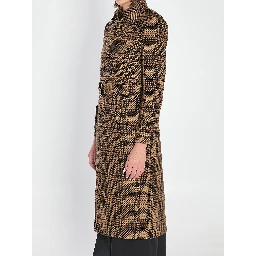 Long Coat in Prince of Wales Wool