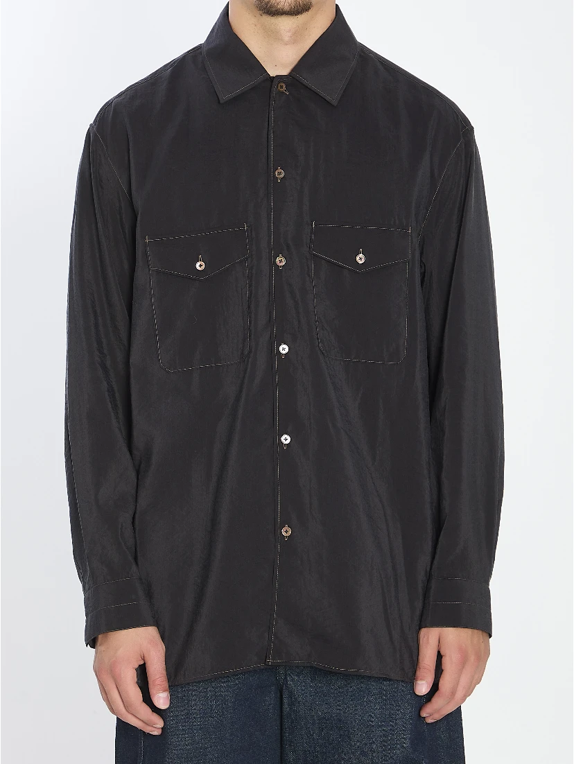Convertible collar shirt