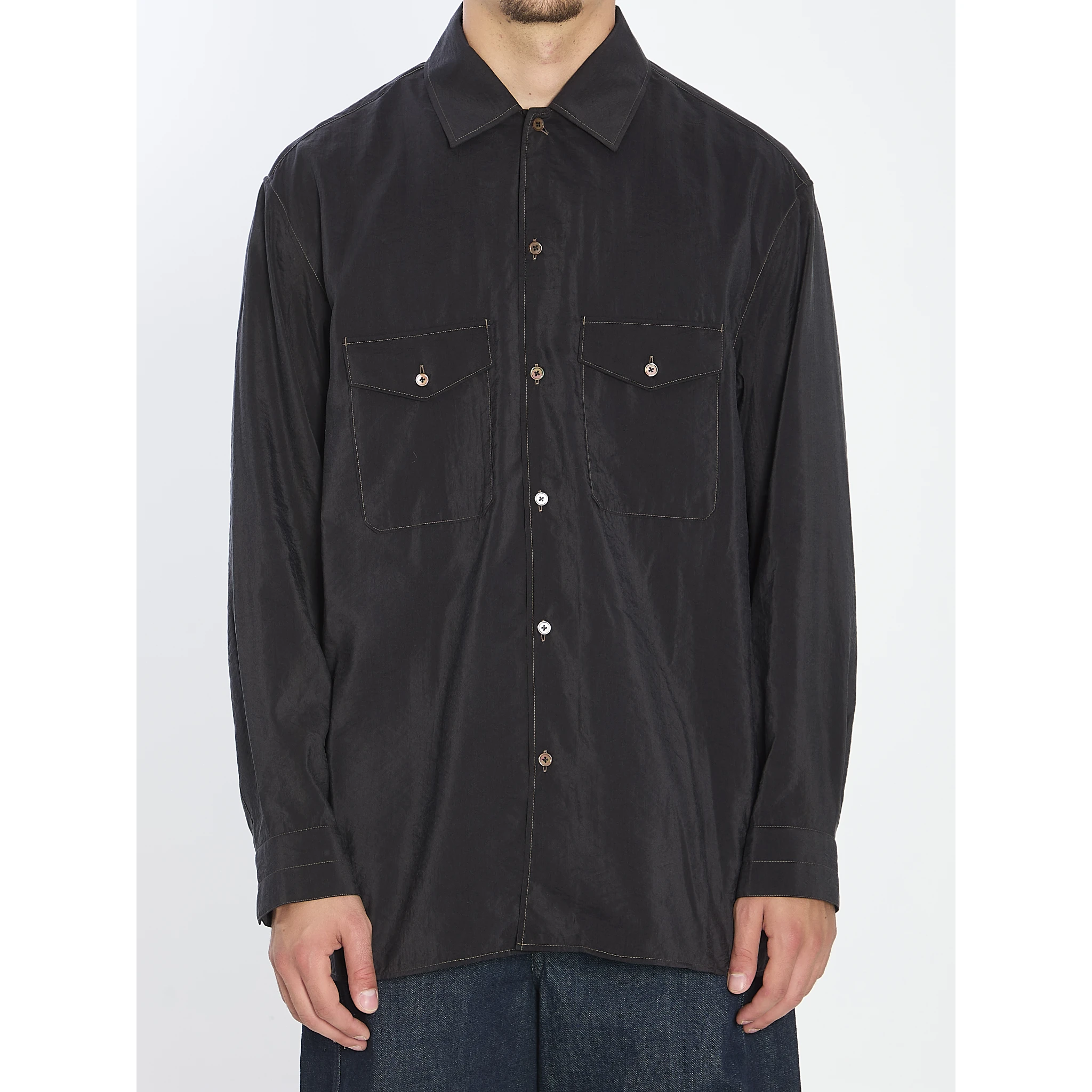 Convertible collar shirt