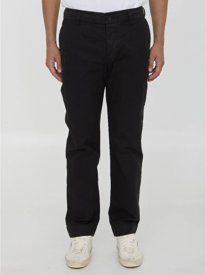 Rigid canvas pants