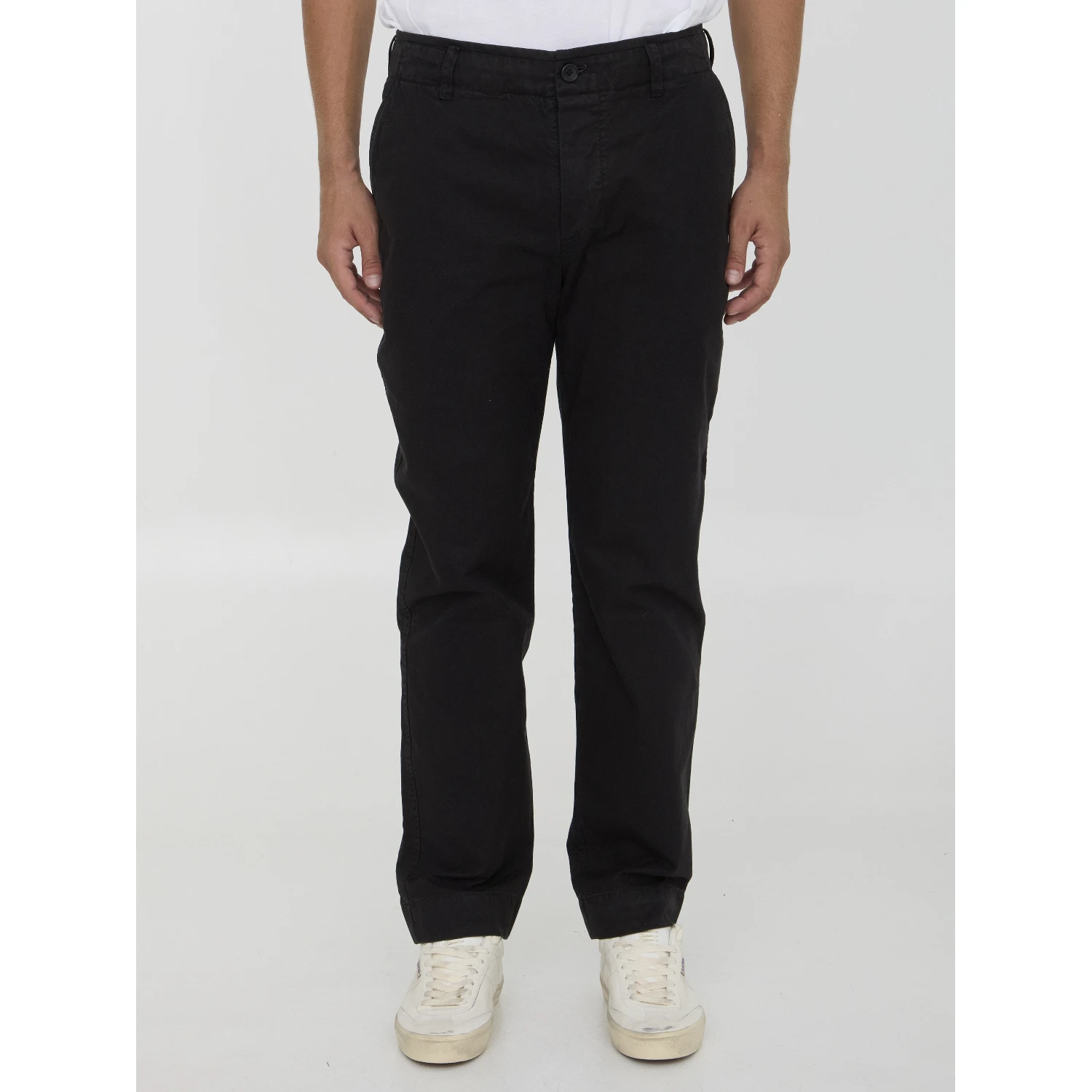 Rigid canvas pants