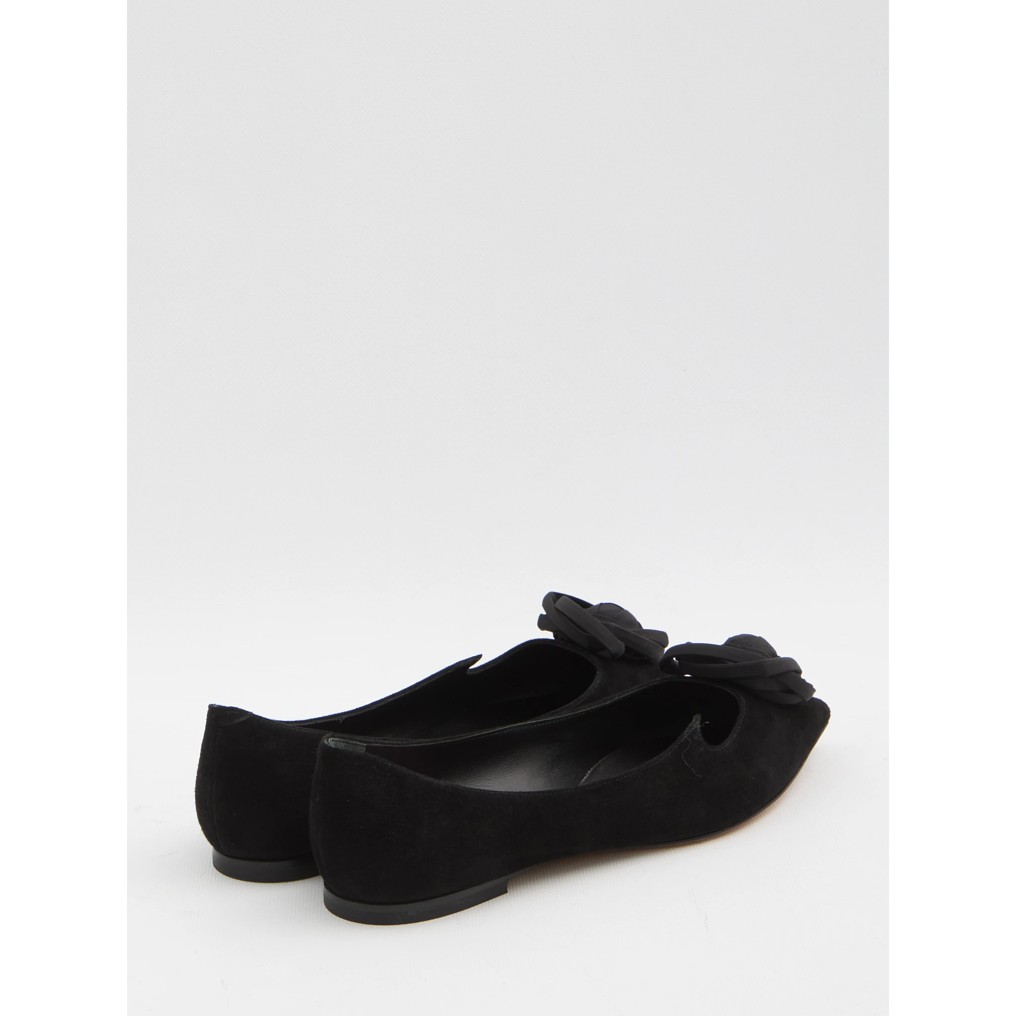 I Love Vivier ballerinas with rose