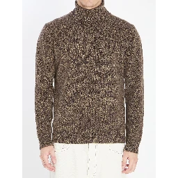 Mouline turtleneck sweater