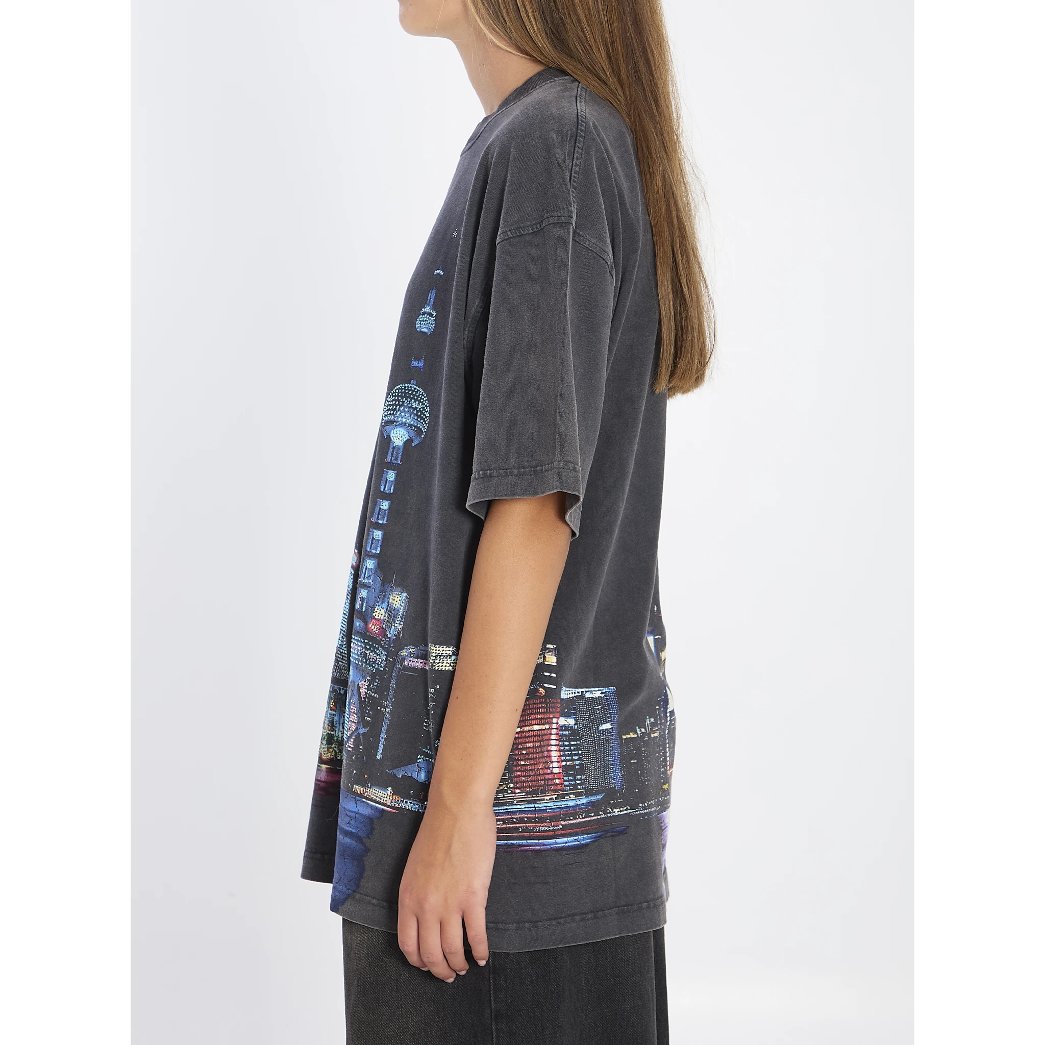 T-shirt with rhinestones