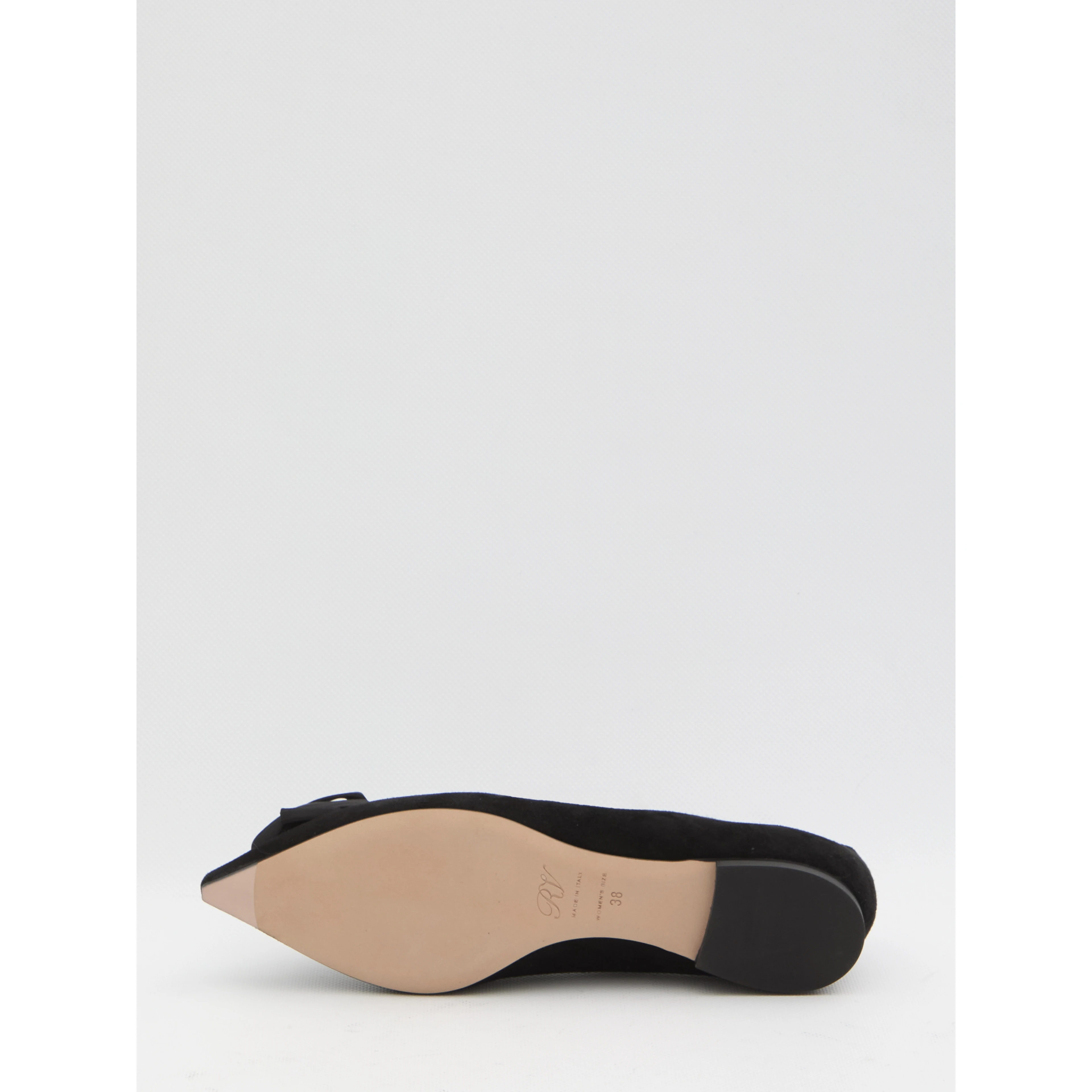 I Love Vivier ballerinas with rose