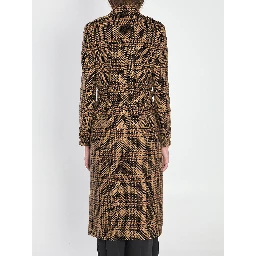 Long Coat in Prince of Wales Wool