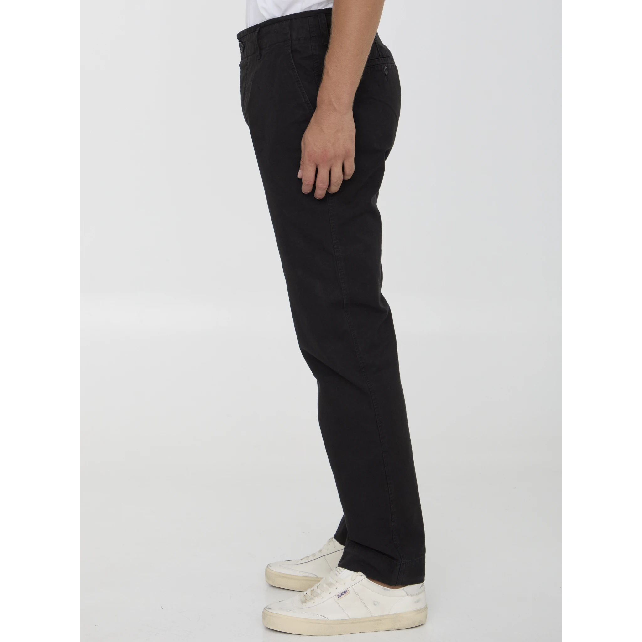 Rigid canvas pants
