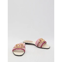 VLogo Signature slide sandals