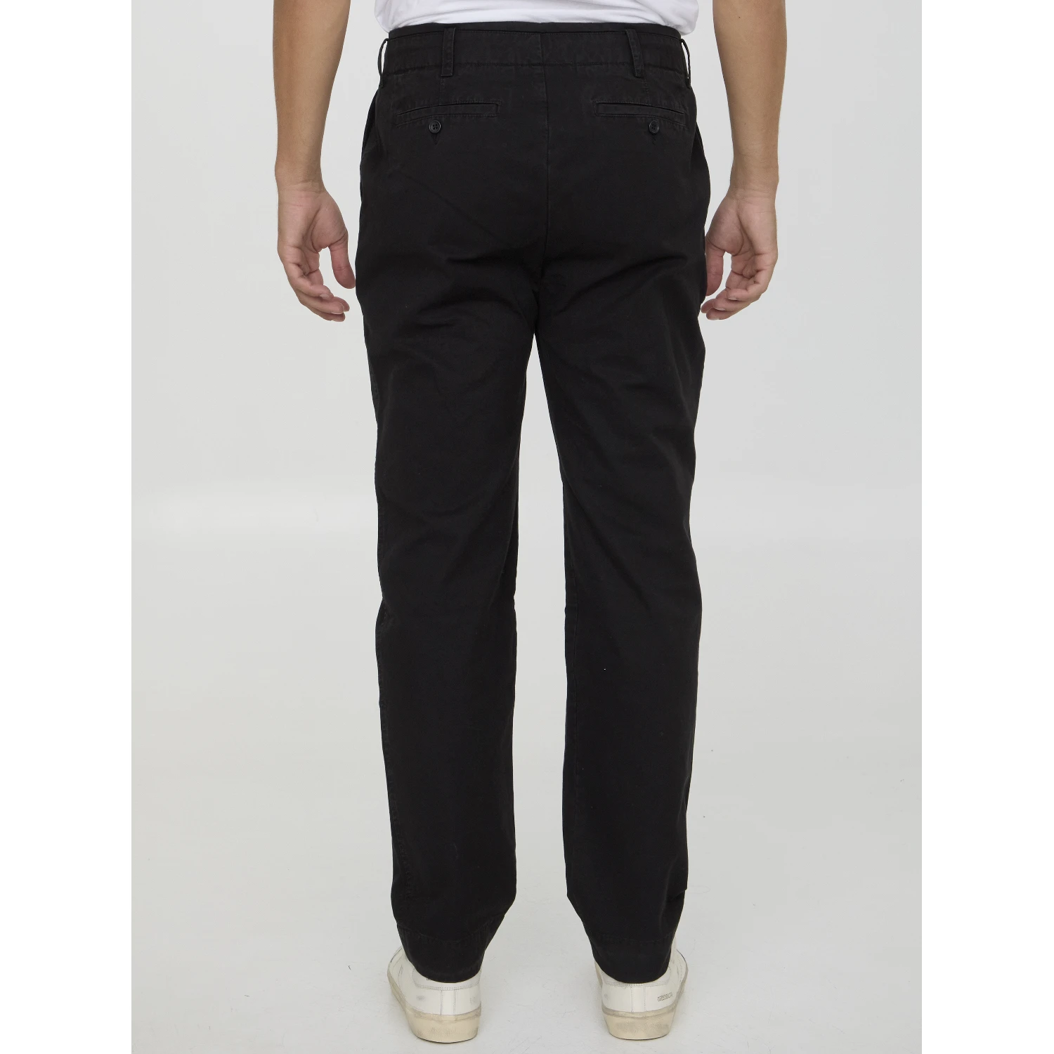 Rigid canvas pants
