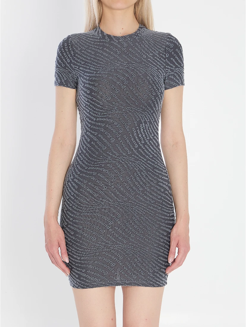 Mini dress in graphite