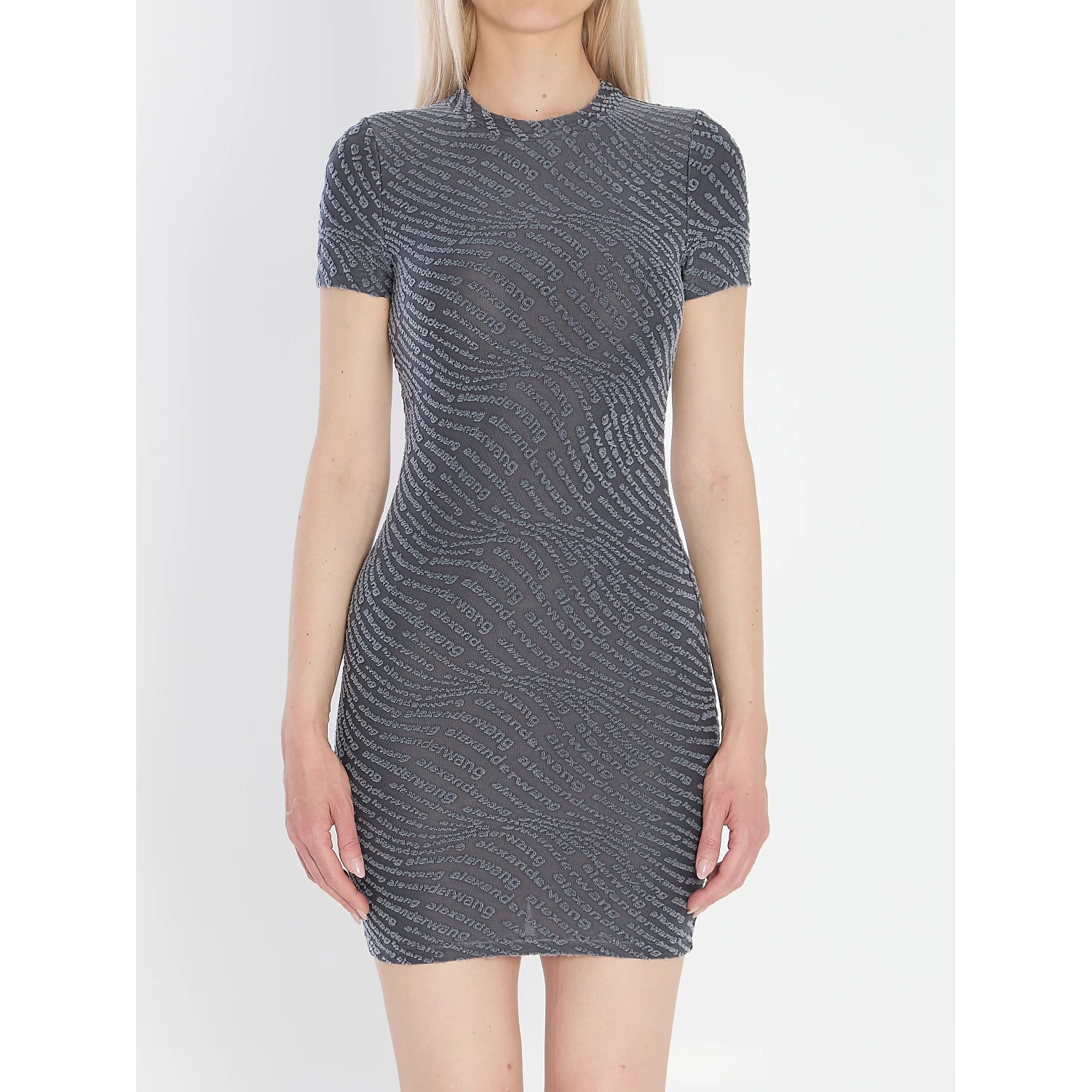 Mini dress in graphite