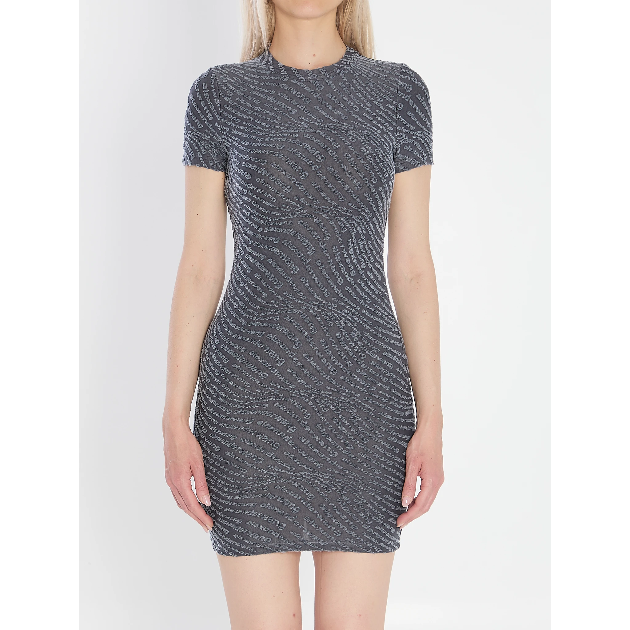 Mini dress in graphite