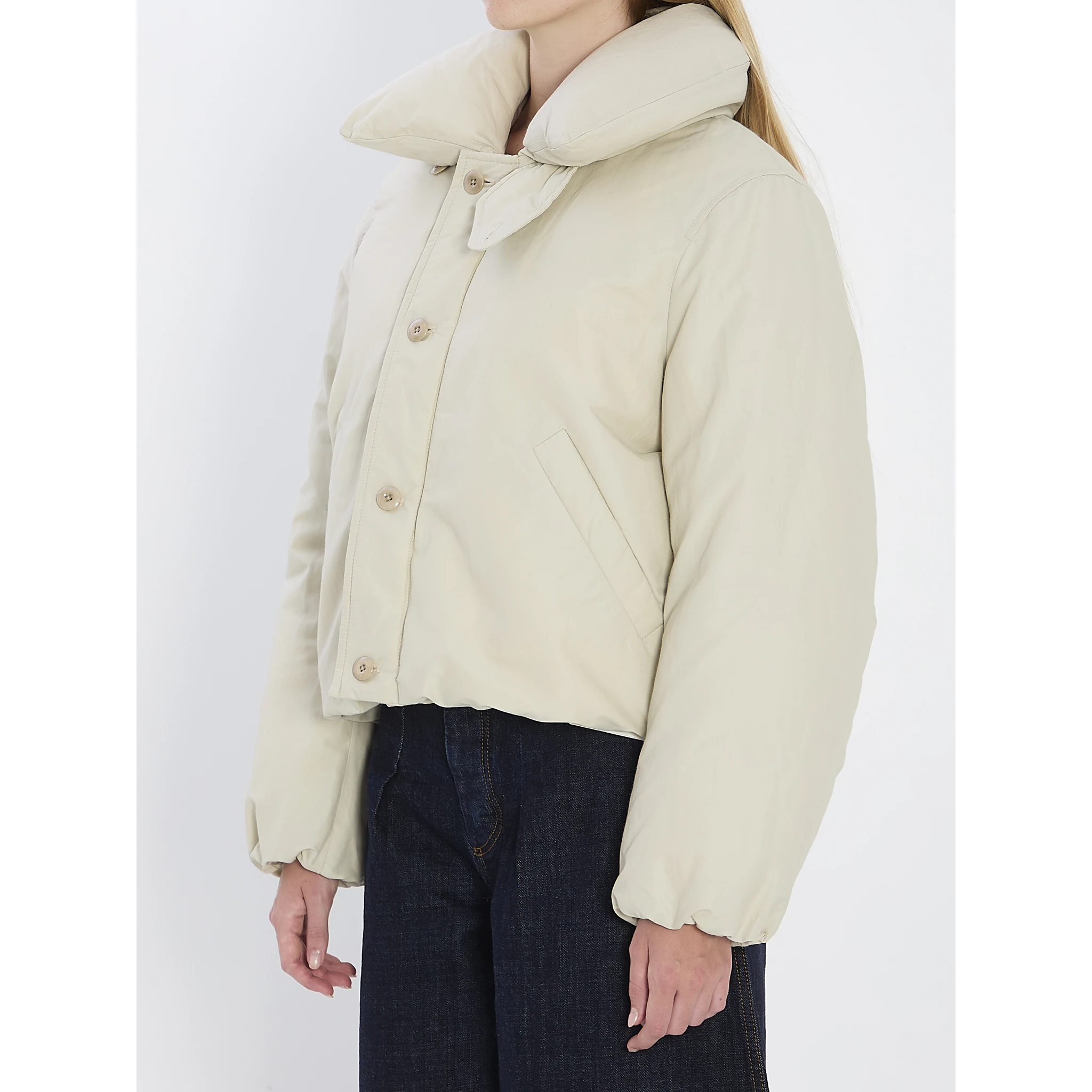 Short puffer blouson