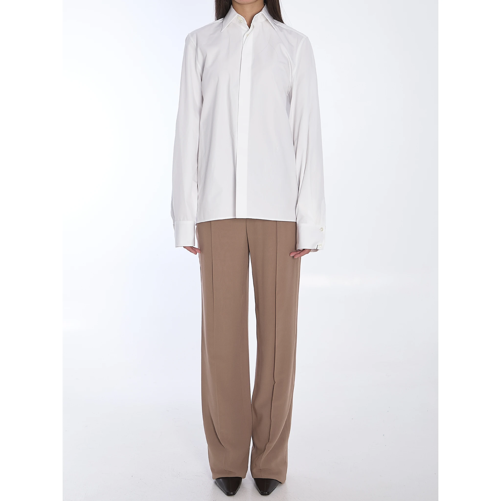 بنطلون من الكريب الحريري