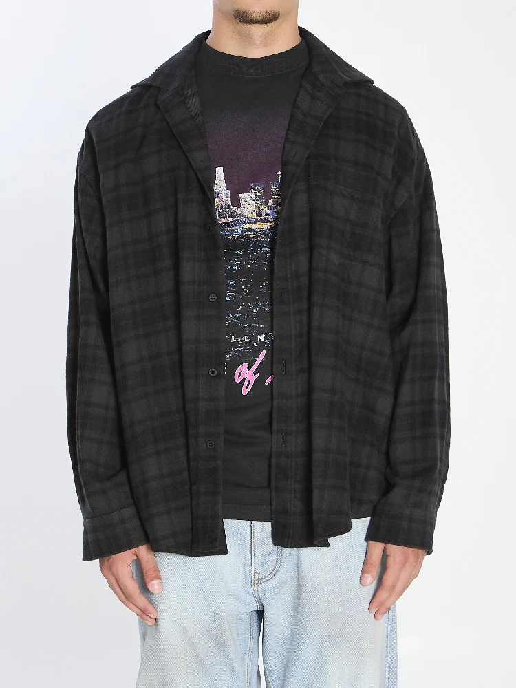 Layered-effect shirt