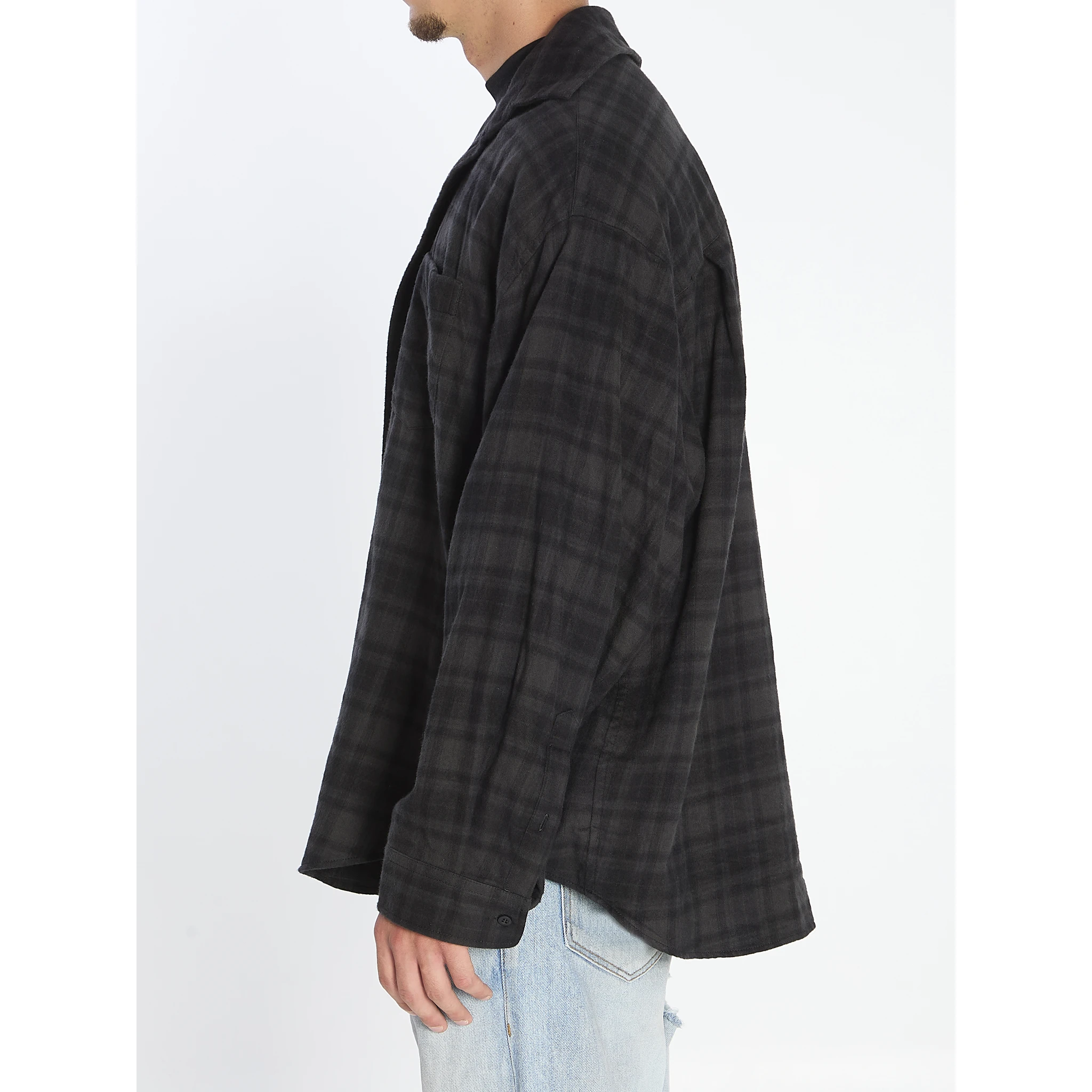 Layered-effect shirt