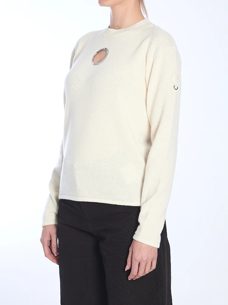 White wool sweater alternative